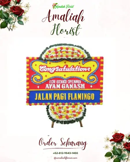 Sewa Papan Bunga Gari