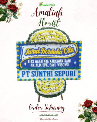 Papan Bunga Duka di Gari